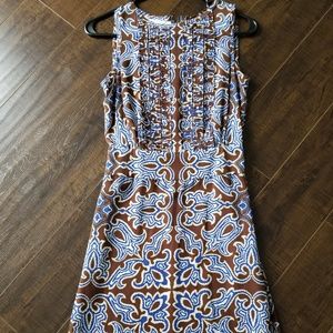 Tory Burch Women's 100% Silk Paisley Dress